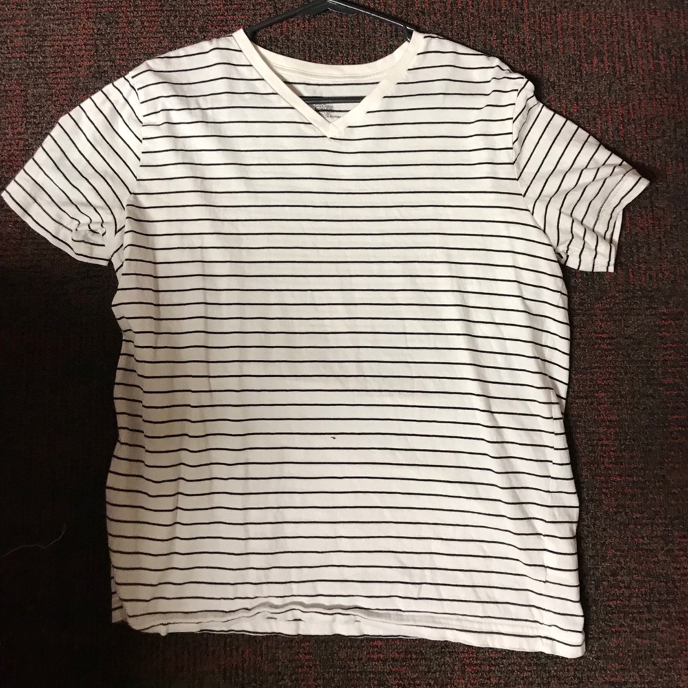 White stripped shirt